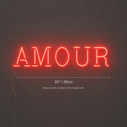 Amour LED Neon Sign Wall Decor - Shineneon