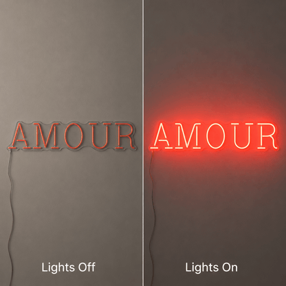 Amour LED Neon Sign Wall Neon Sign - Shineneon