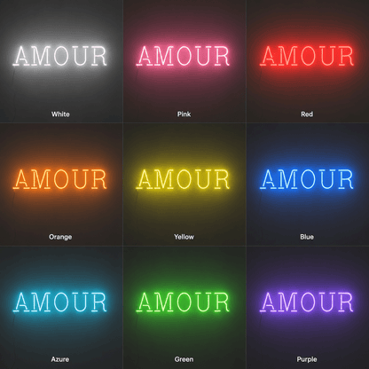 Amour LED Neon Sign Wall Neon Sign - Shineneon