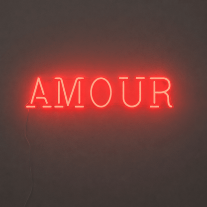 Amour LED Neon Sign Wall Neon Sign - Shineneon