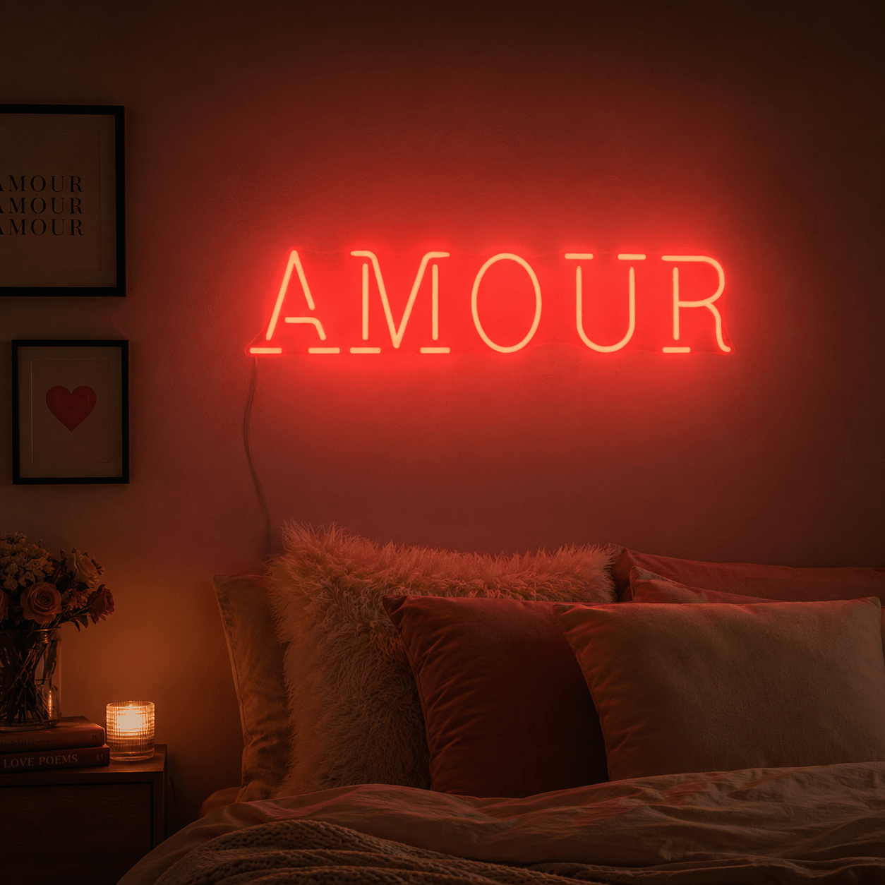 Amour LED Neon Sign Wall Neon Sign - Shineneon