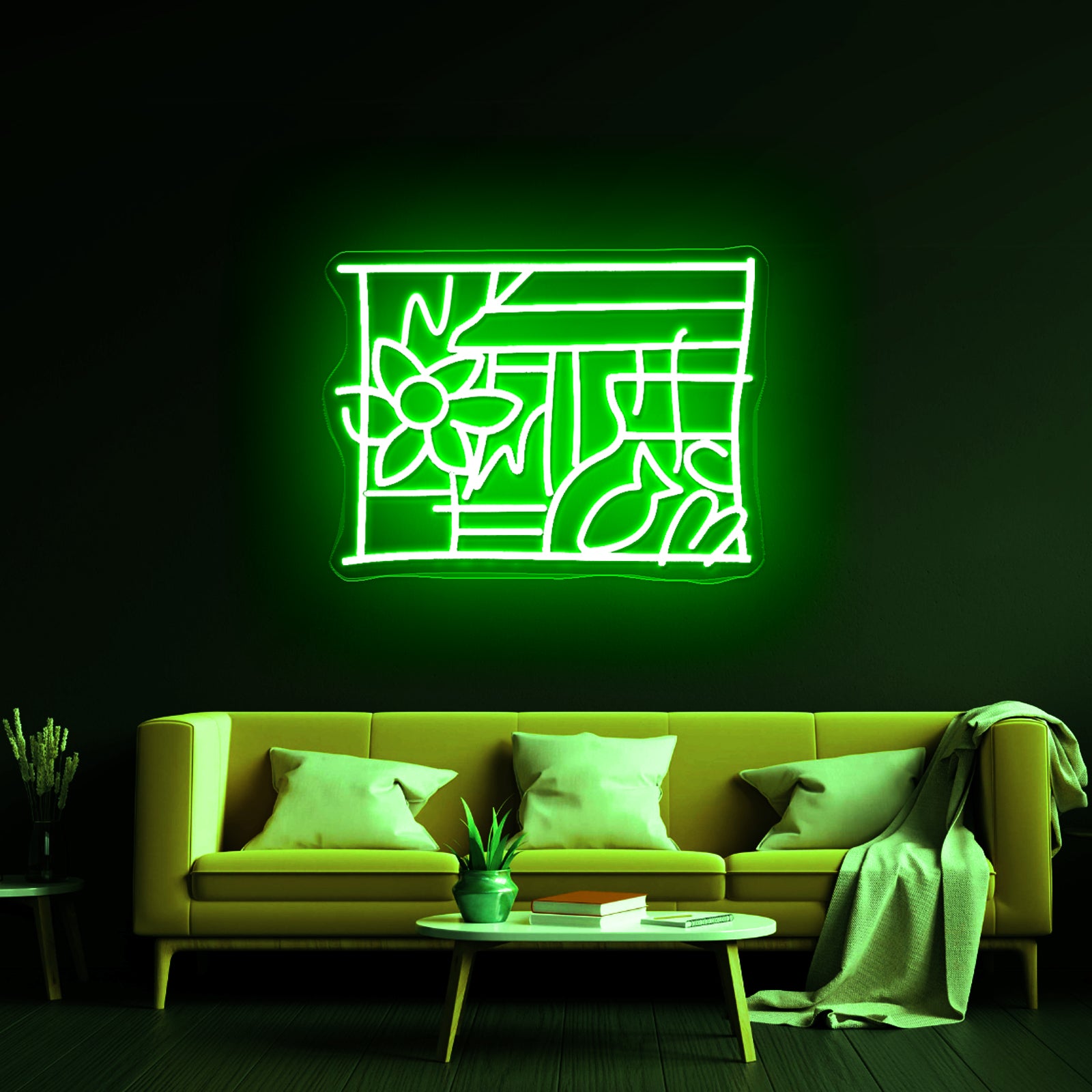 Amour Neon Sign Font Free Customizable - LED neon sign view 9