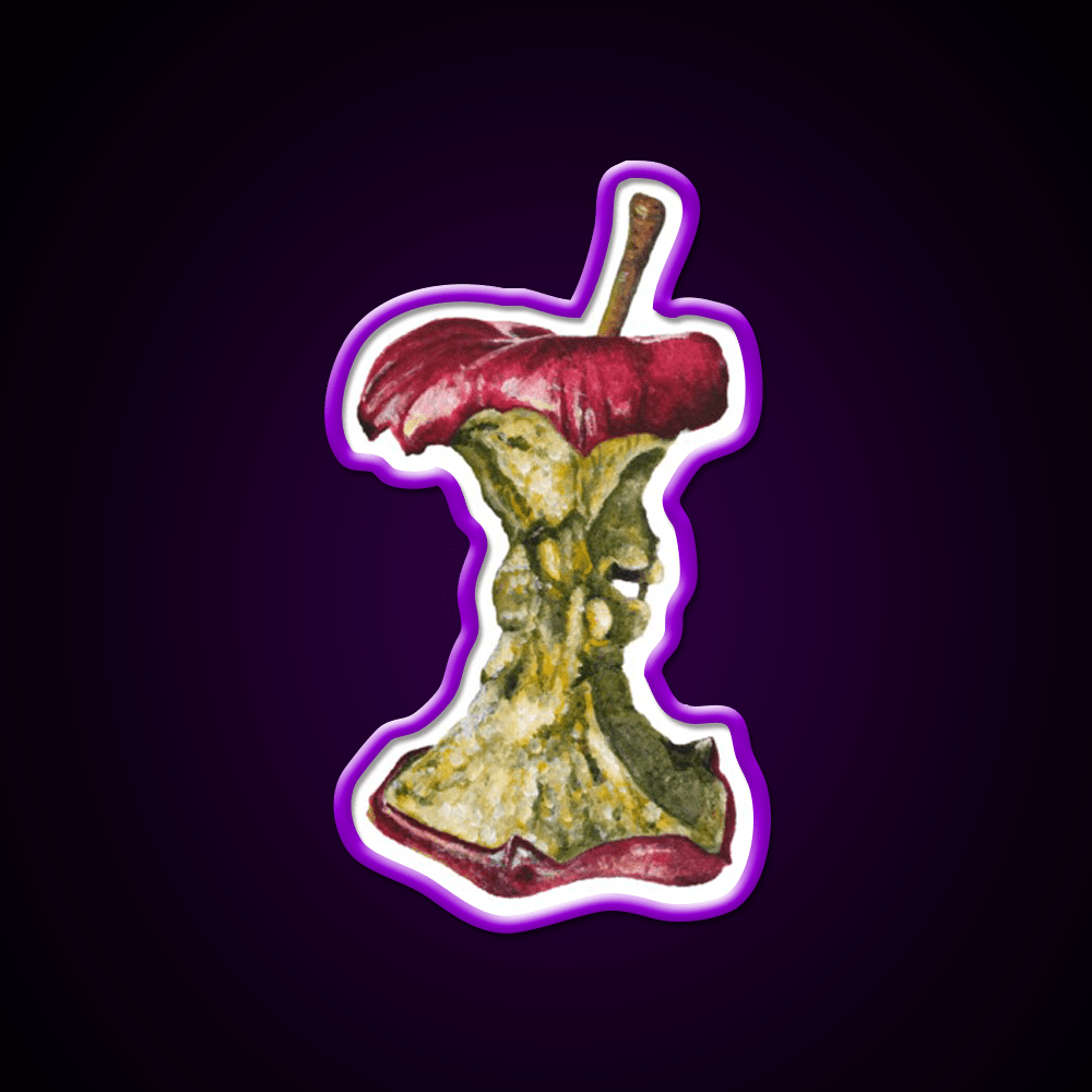 An Apple A Day Snack Food Led Neon Sign Rgb Color - Shineneon