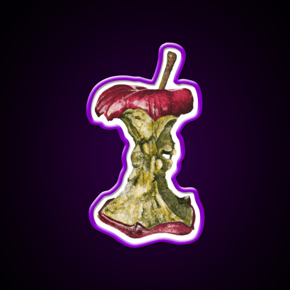 An Apple A Day Snack Food Led Neon Sign Rgb Color - Shineneon