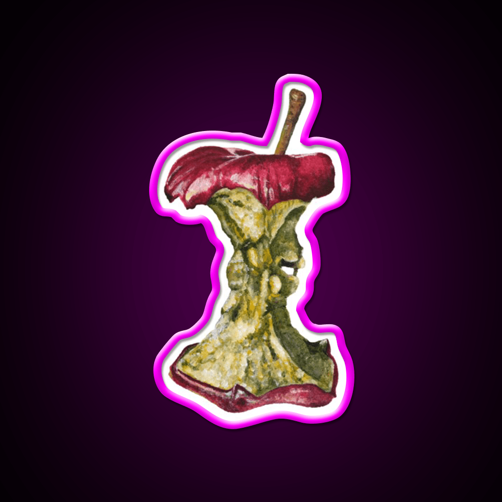 An Apple A Day Snack Food Led Neon Sign Rgb Color - Shineneon