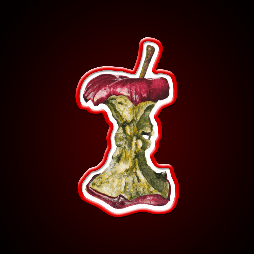 An Apple A Day Snack Food Led Neon Sign Rgb Color - Shineneon