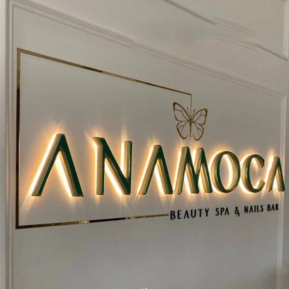 Anamoca 3D Backlit Channel Letters Led Light Sign - Shineneon