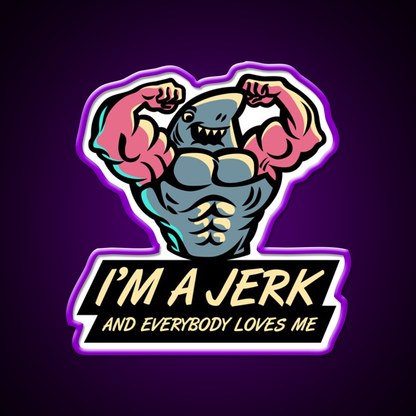 Anchor Arms Gym Fitness Led Neon Sign Rgb Color