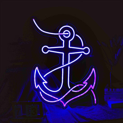 Anchor Led Neon Sign For Nautical And Maritime Decor | Shineneon
