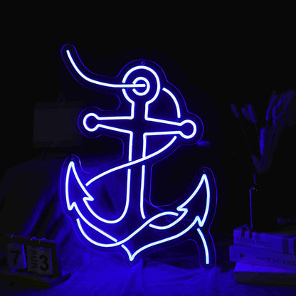 Anchor Led Neon Sign For Nautical And Maritime Decor | Shineneon