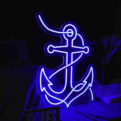 Anchor Led Neon Sign For Nautical And Maritime Decor | Shineneon