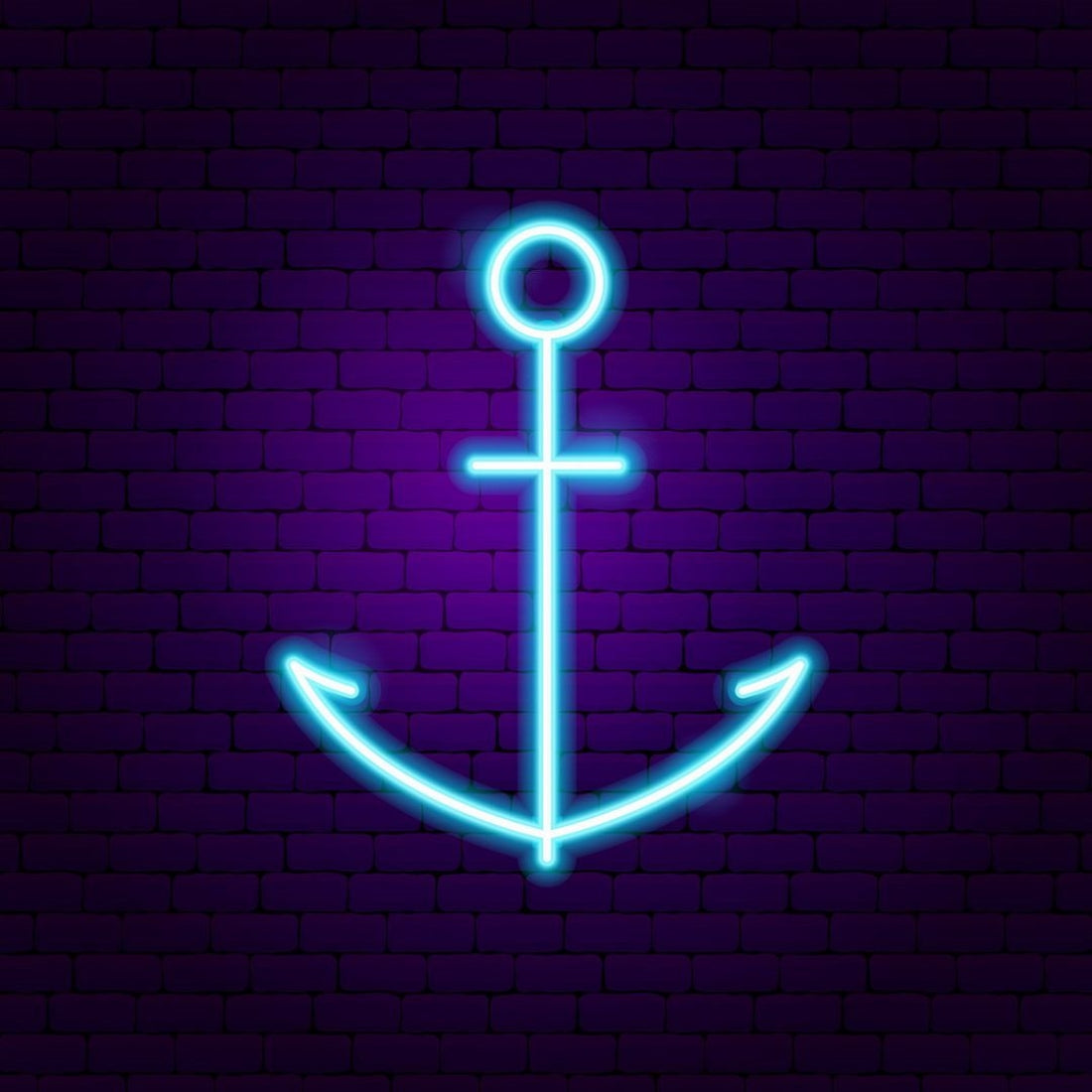 Anchor Neon Sign Led Bar Sign