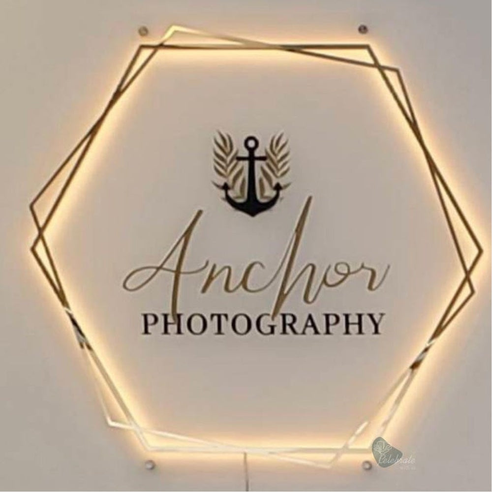 Anchor Photography Acrylic Business Logo Sign