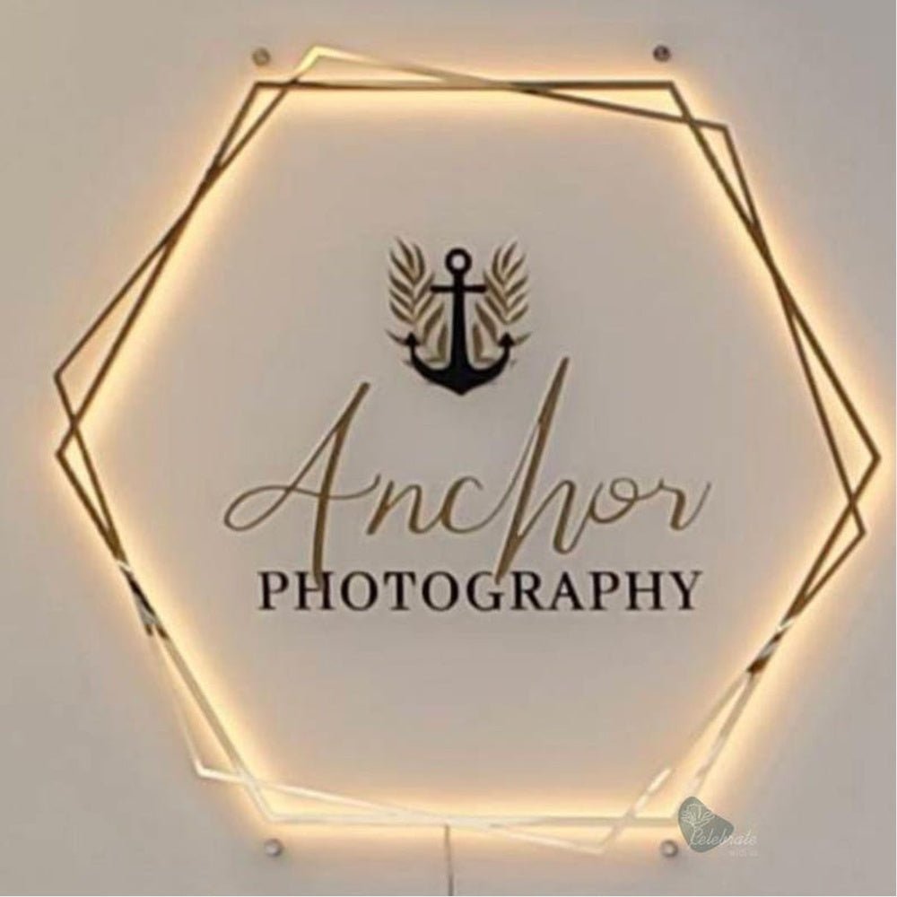 Anchor Photography Acrylic Business Logo Sign - Shineneon