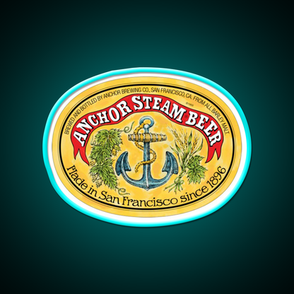 Anchor Steam Beer Classic Beer Bar Decor Led Neon Sign Business Neon Sign Rgb Color - Size and dimension reference