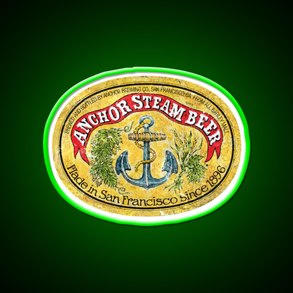 Anchor Steam Beer Classic Beer Bar Decor Led Neon Sign Rgb Color - LED neon sign view 8