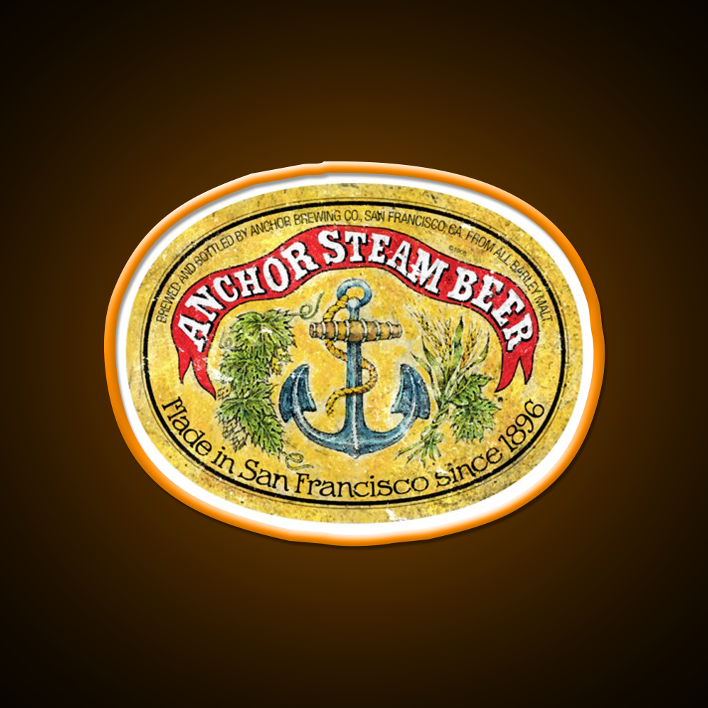 Anchor Steam Beer Classic Beer Bar Decor Led Neon Sign Rgb Color - LED neon sign view 6
