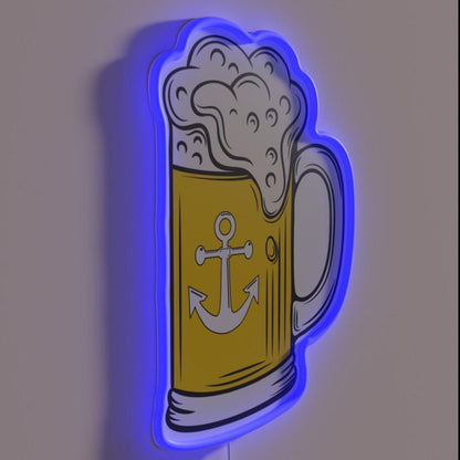 Anchor Steam Beer Pint Rgb Led Neon Sign - Shineneon