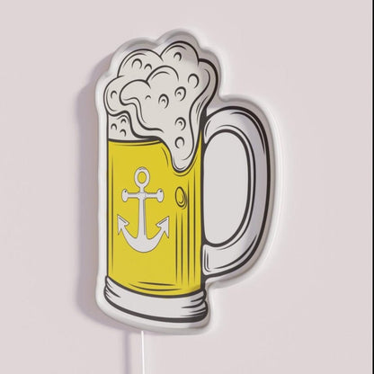 Anchor Steam Beer Pint Rgb Led Neon Sign - Shineneon