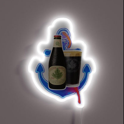 Anchor Steam Bottle Bar Art Rgb Led Neon Sign - Shineneon
