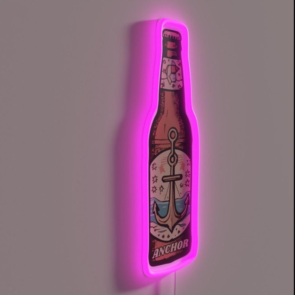 Anchor Steam Bottle Rgb Led Neon Sign - Shineneon