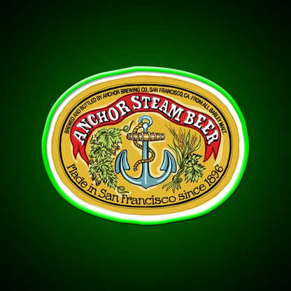 Anchor Steam Pop Beer Bar Decor Led Neon Sign Rgb Color - LED neon sign view 8