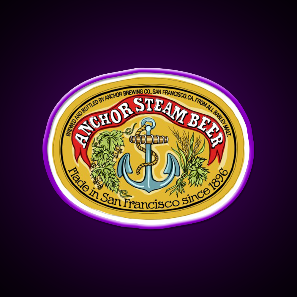 Anchor Steam Pop Beer Bar Decor Led Neon Sign Rgb Color - LED neon sign view 9