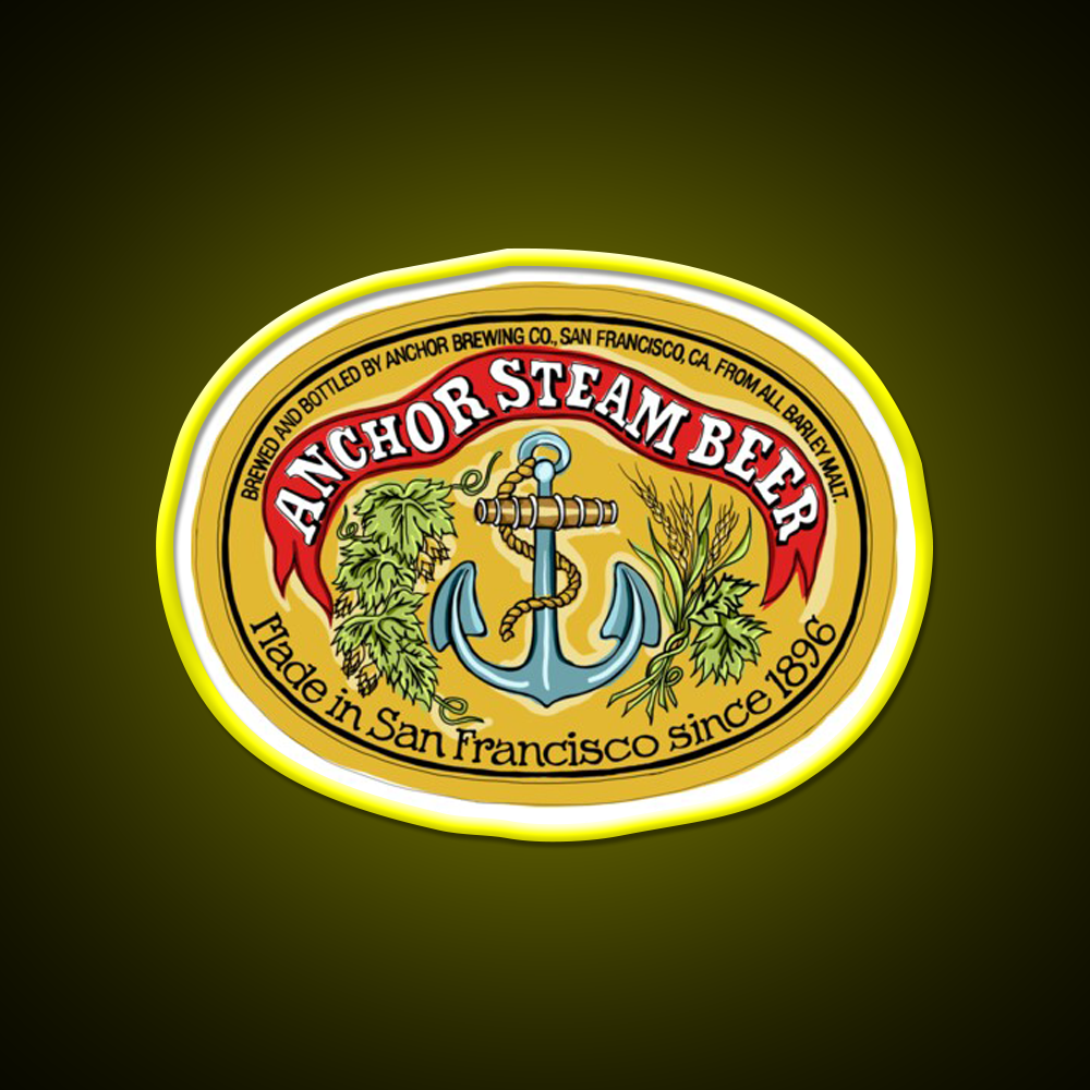 Anchor Steam Pop Beer Bar Decor Led Neon Sign Rgb Color - LED neon sign view 7