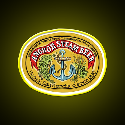 Anchor Steam Pop Beer Bar Decor Led Neon Sign Rgb Color - LED neon sign view 7