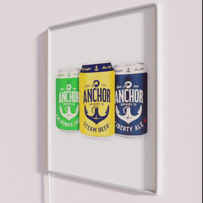Anchor Steam Rgb Led Neon Sign Bar Wall Art - Shineneon