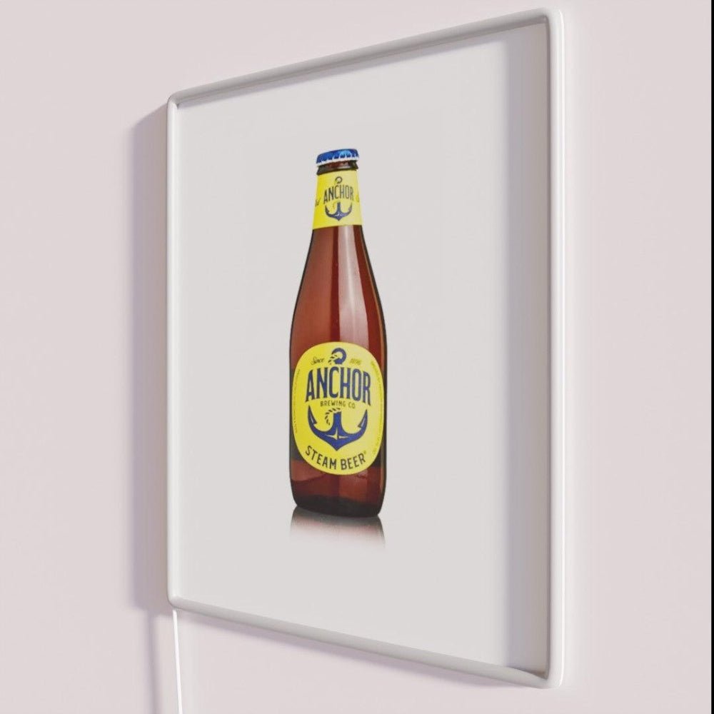 Anchor Steam Rgb Led Neon Sign Beer Wall Art - Shineneon