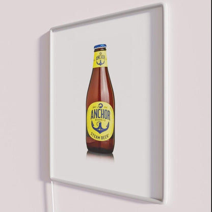 Anchor Steam Rgb Led Neon Sign Beer Wall Art - Shineneon