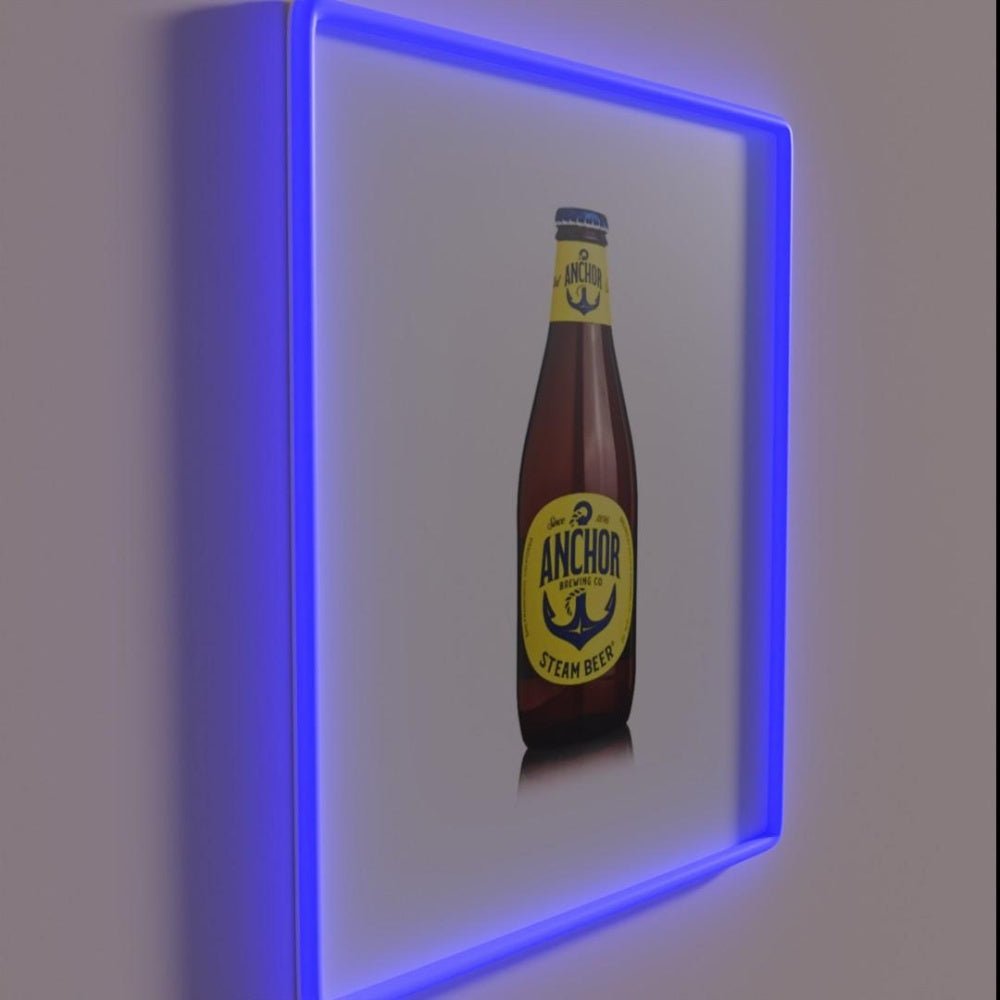 Anchor Steam Rgb Led Neon Sign Beer Wall Art - Shineneon