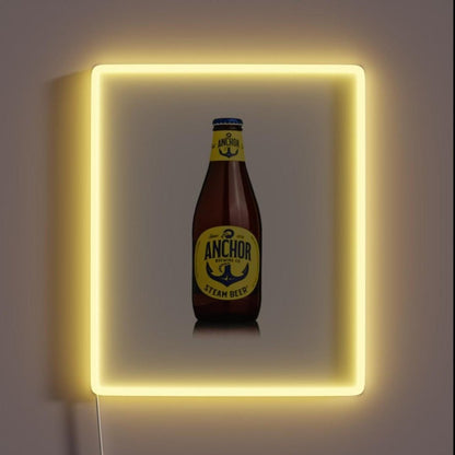 Anchor Steam Rgb Led Neon Sign Beer Wall Art - Shineneon