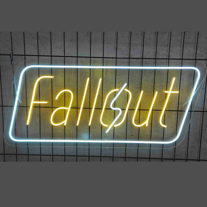 And Bar With Fallout Led Neon Sign Wall Art - Shineneon