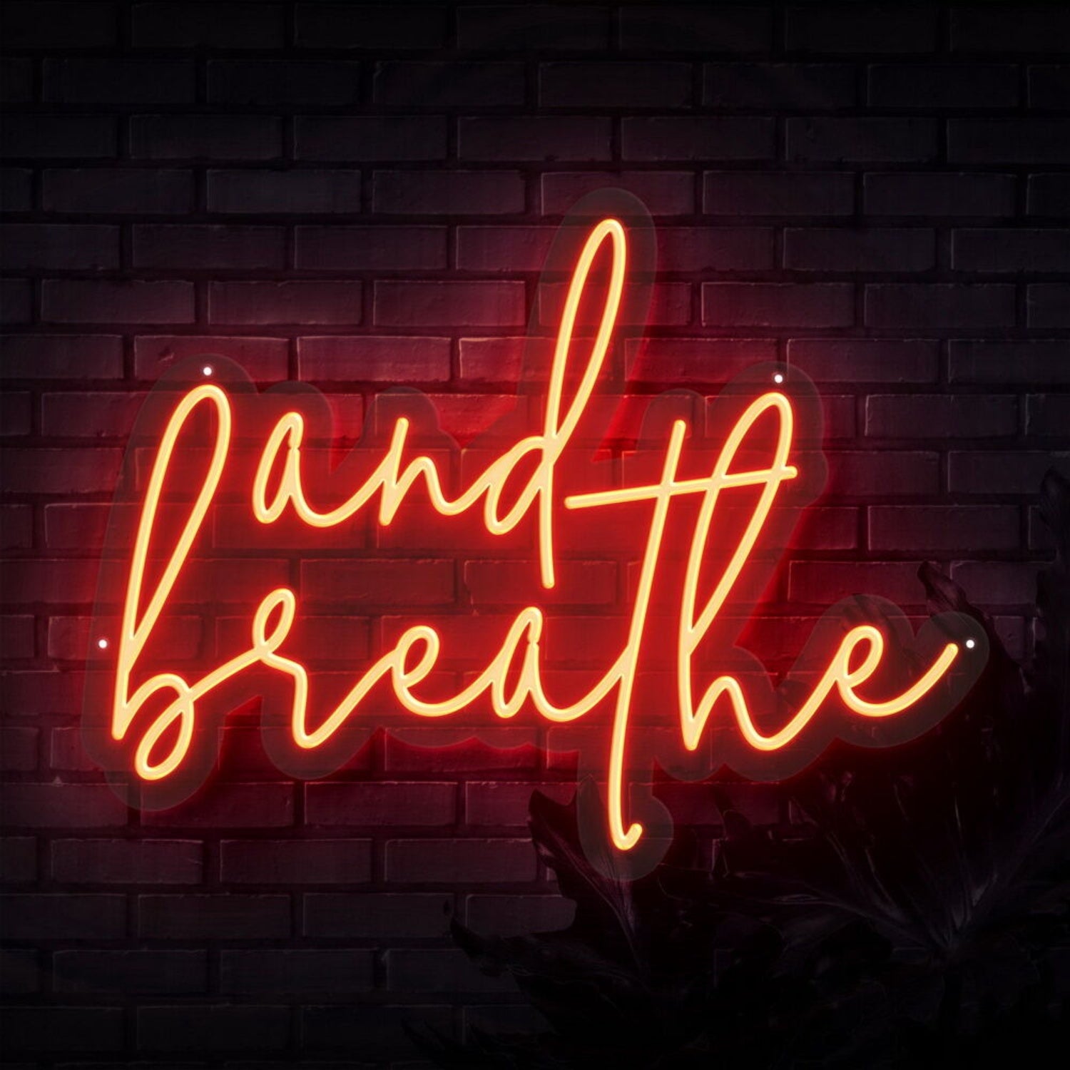 And Breathe Neon Sign | Shineneon