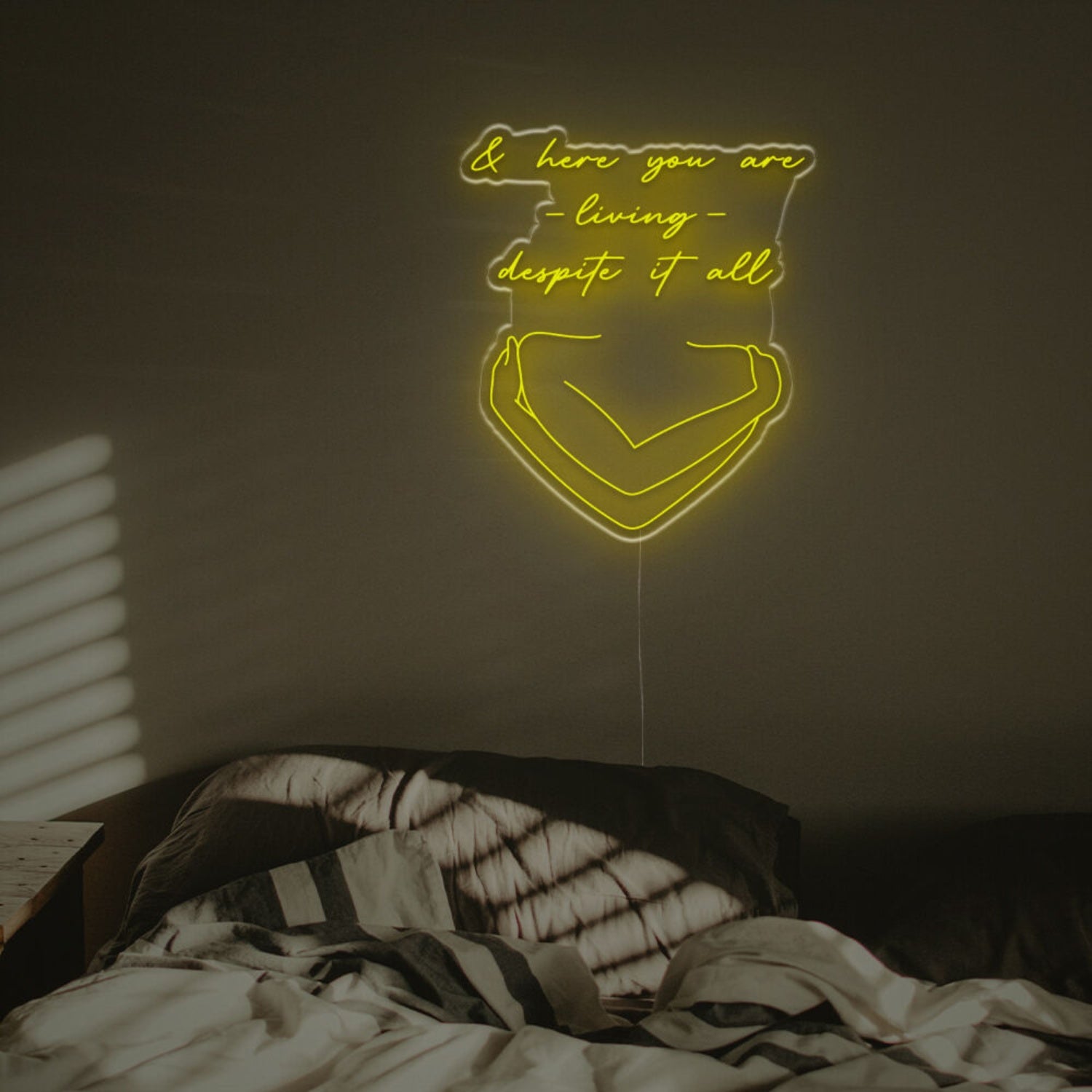 And Here You Are Loving Despite It All Led Neon Sign | Shineneon