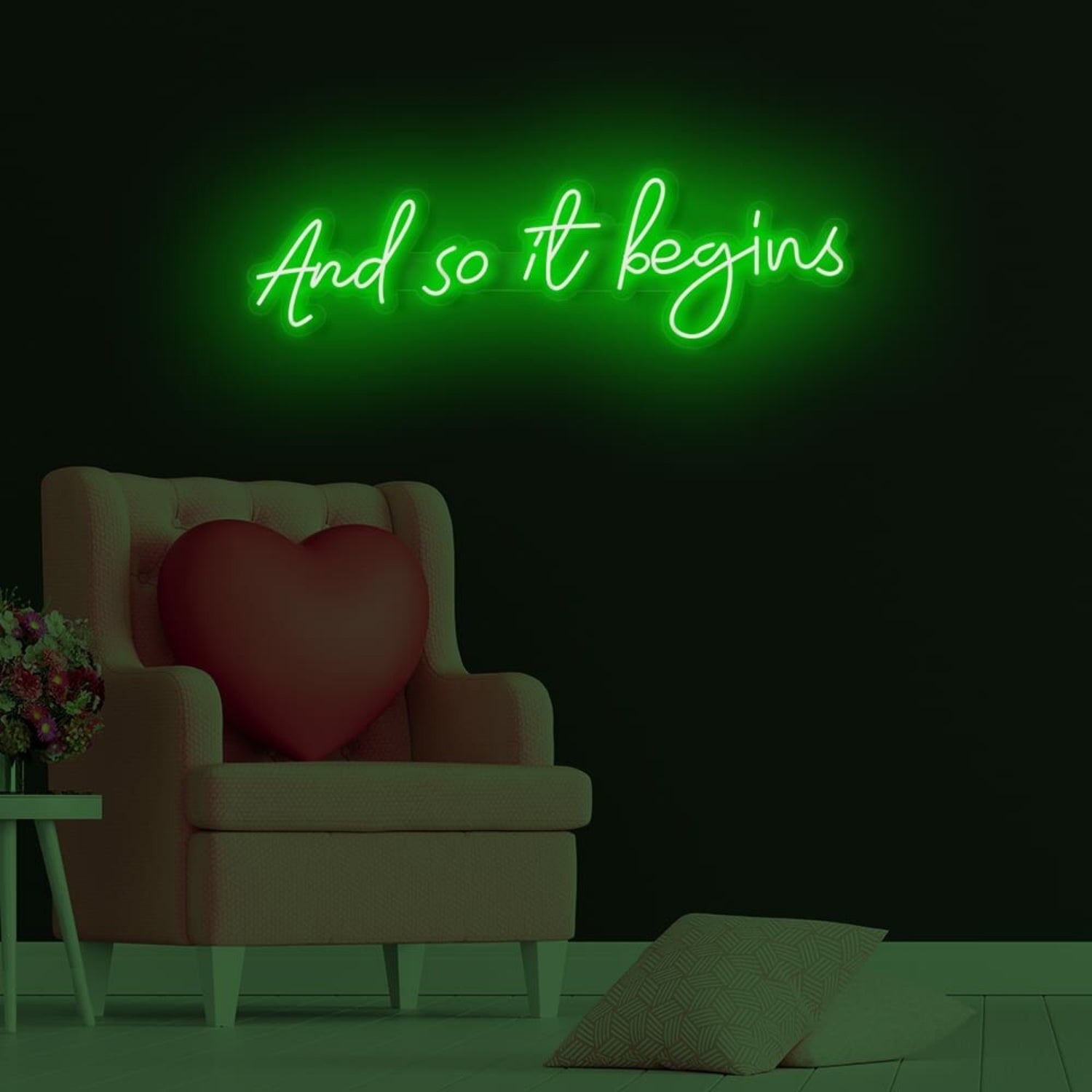And So It Begins Led Neon Sign | Shineneon