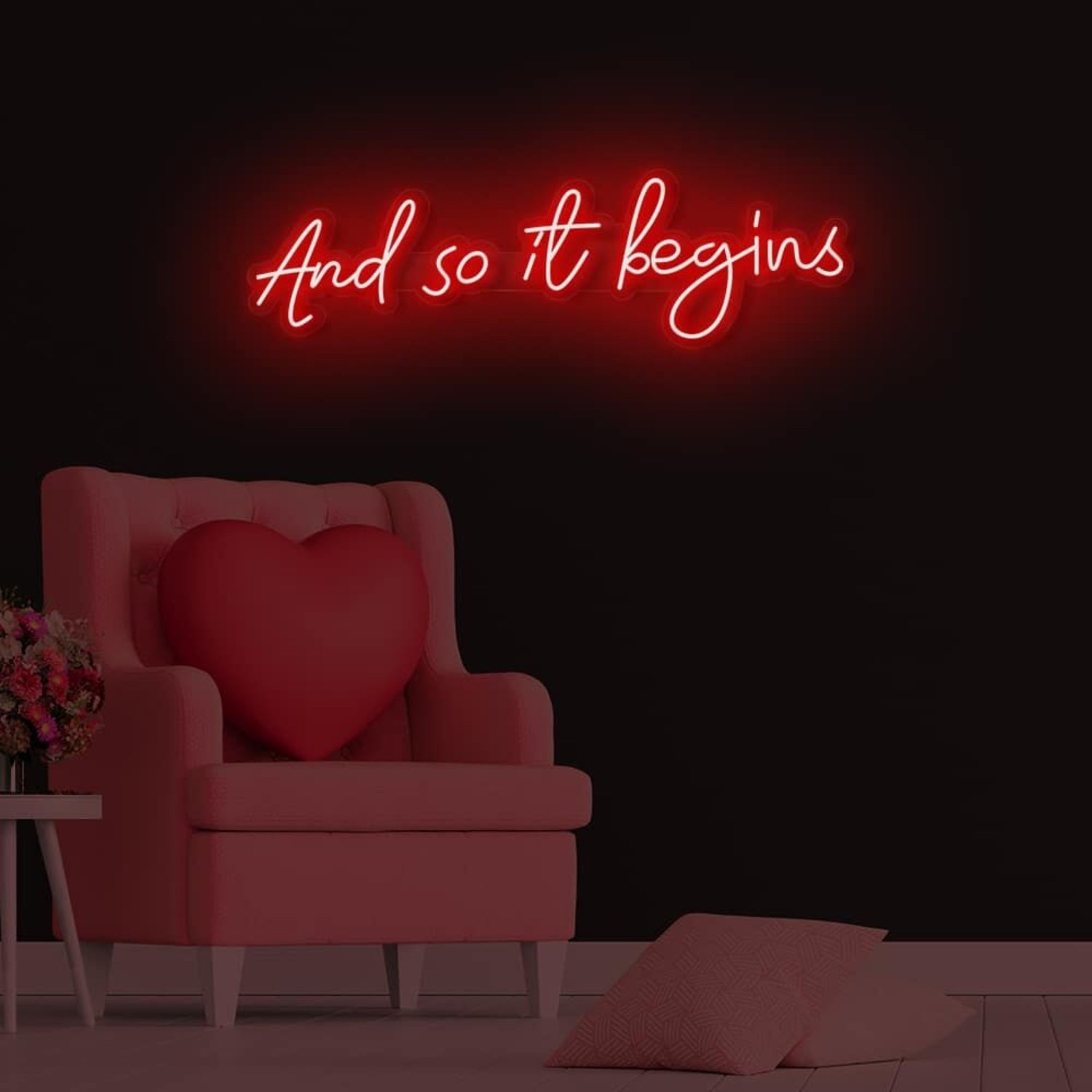 And So It Begins Led Neon Sign | Shineneon