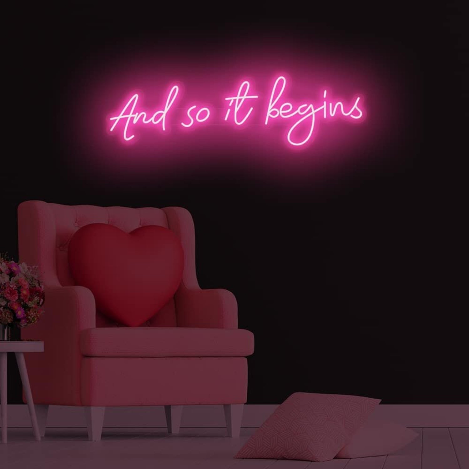 And So It Begins Led Neon Sign | Shineneon
