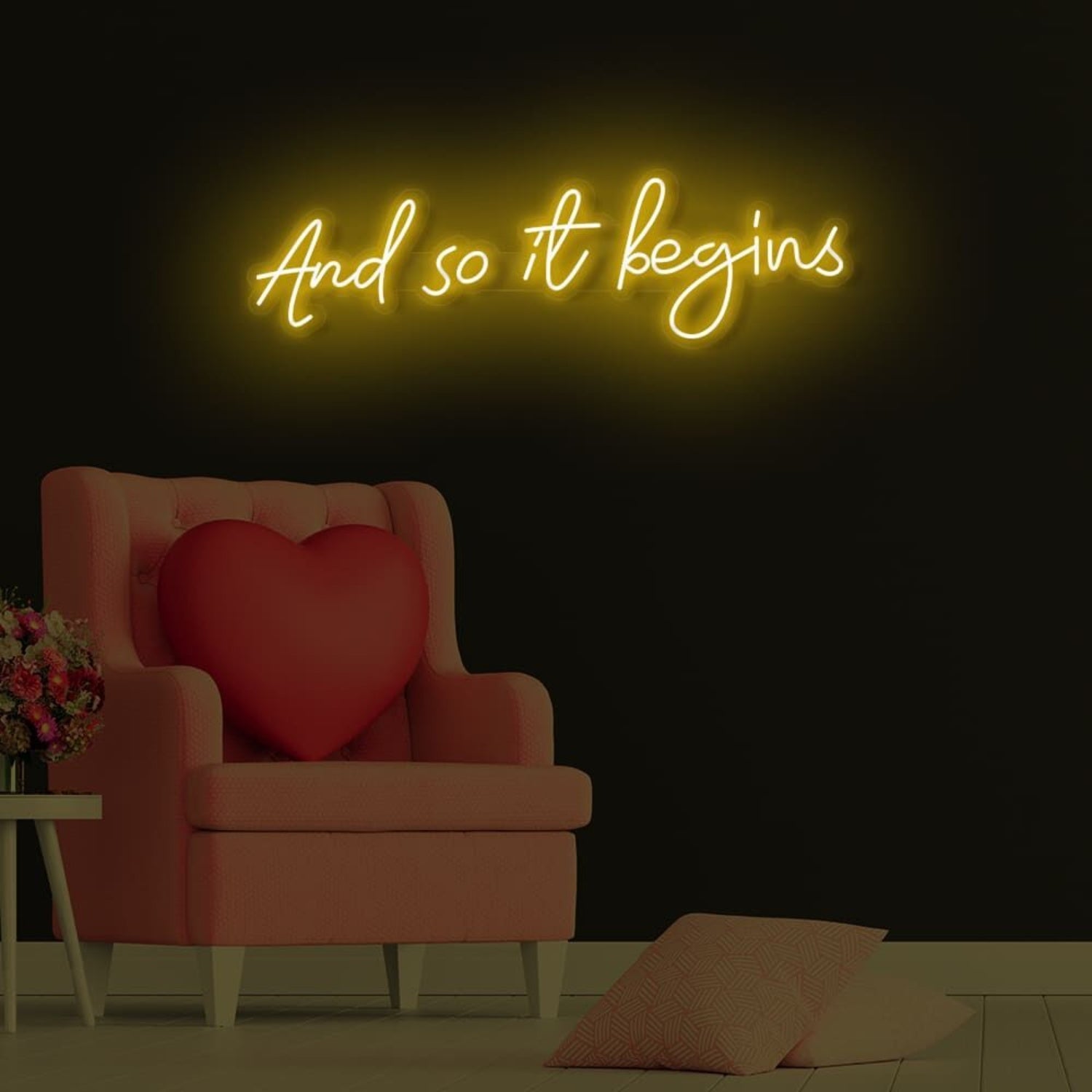 And So It Begins Led Neon Sign | Shineneon