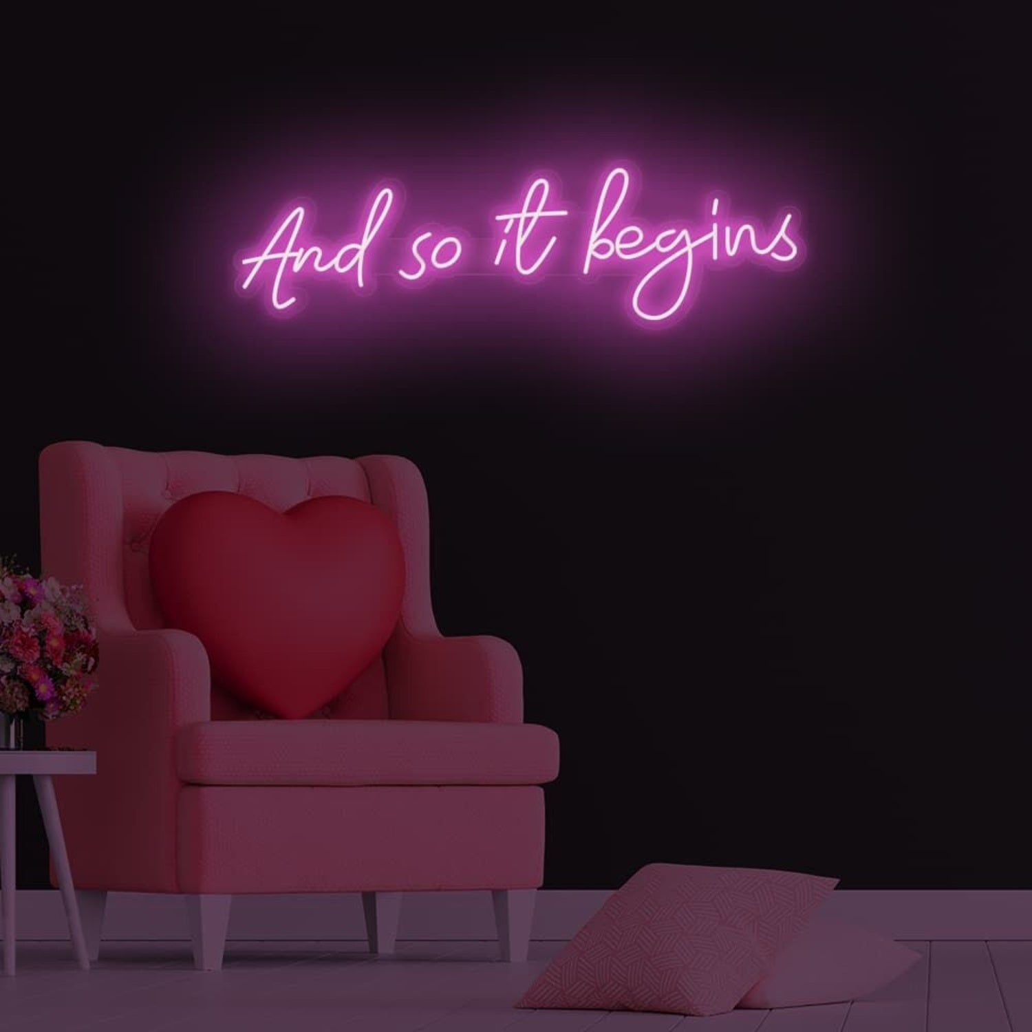 And So It Begins Led Neon Sign | Shineneon