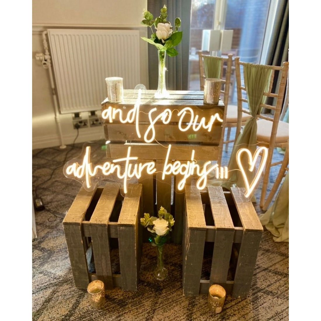 And So Our Adventure Begins Led Sign Business Neon Sign - Shineneon