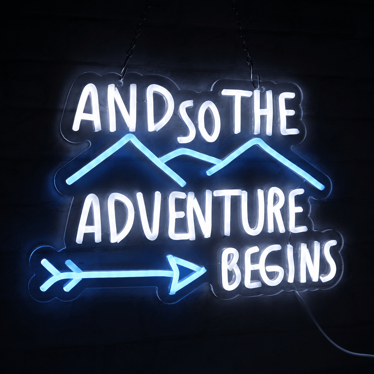And So The Adventure Begins LED Neon Sign - Shineneon