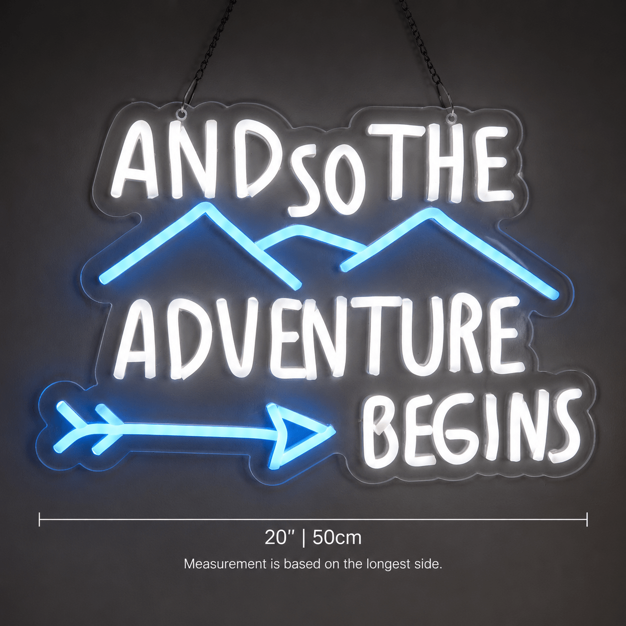 And So The Adventure Begins LED Neon Sign - Shineneon
