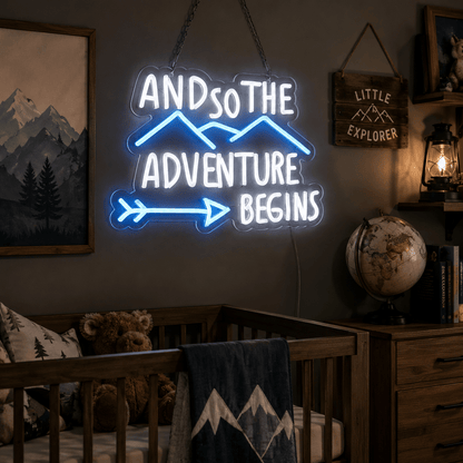 And So The Adventure Begins LED Neon Sign - Shineneon