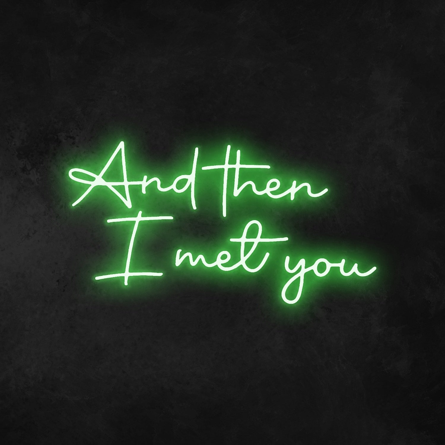 And Then I Met You Neon Sign | Shineneon