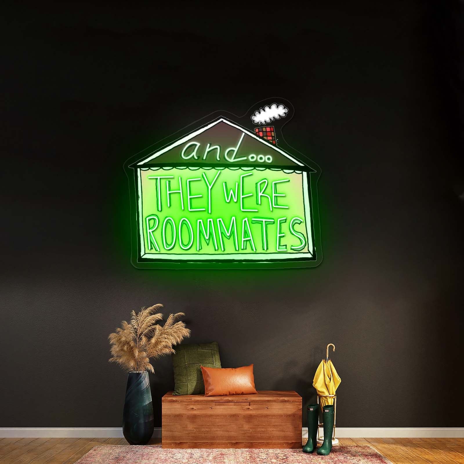 And They Were Roommates Custom Led Signs - Shineneon