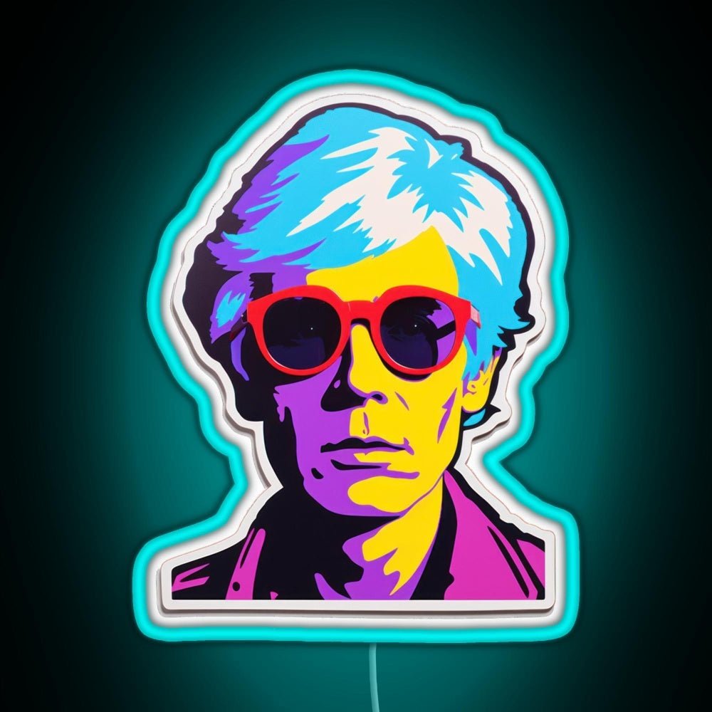 Andy Warhol Persona Rgb Led Neon Sign Pop Wall Art - Shineneon