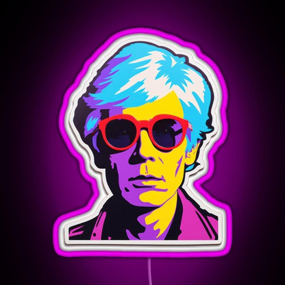 Andy Warhol Persona Rgb Led Neon Sign Pop Wall Art - Shineneon